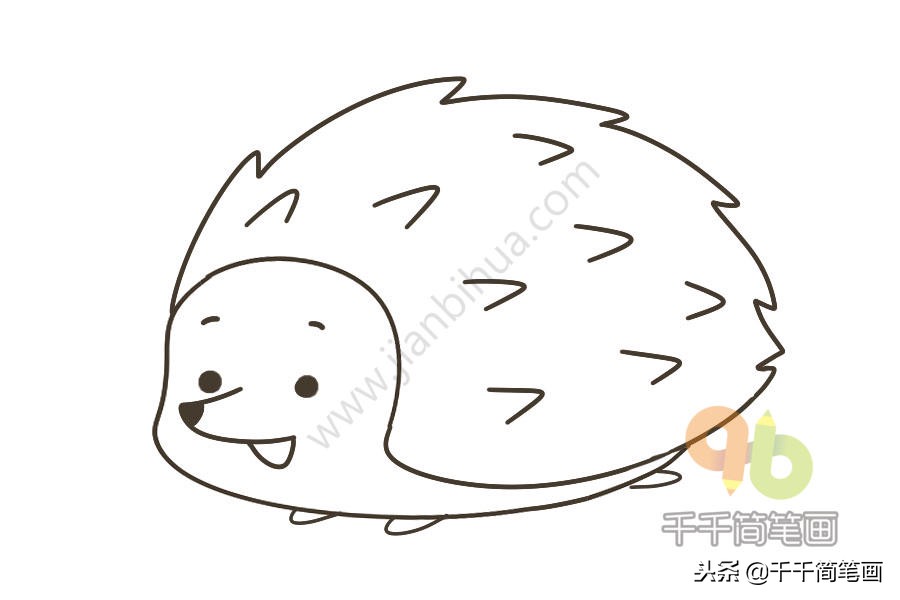 小汽车简笔画最简单,小动物汽车简单画法