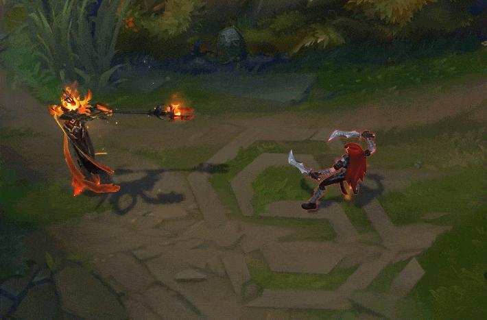 lol地狱火皮肤卡尔萨斯,lol凯南新皮肤特效