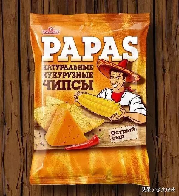 有创意的薯片包装,薯片包装风格