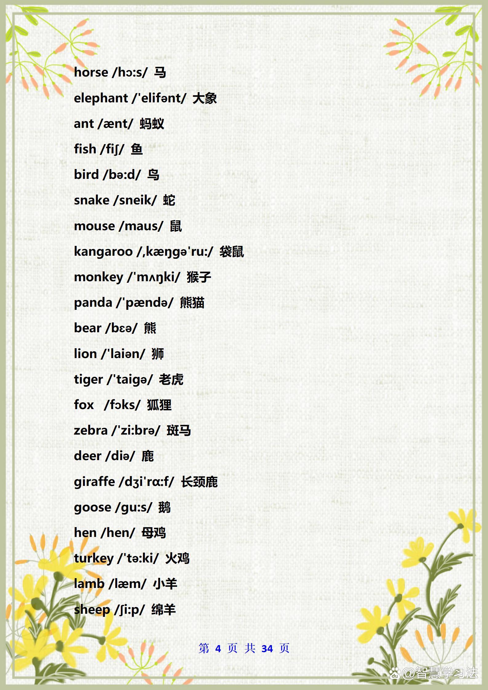 小学英语五年级下册单词加音标,小学英语班主任整理笔记