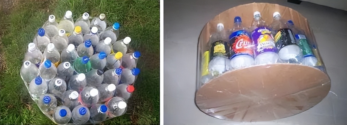 创意折叠花盆灯,洗洁精瓶做花盆小花瓶