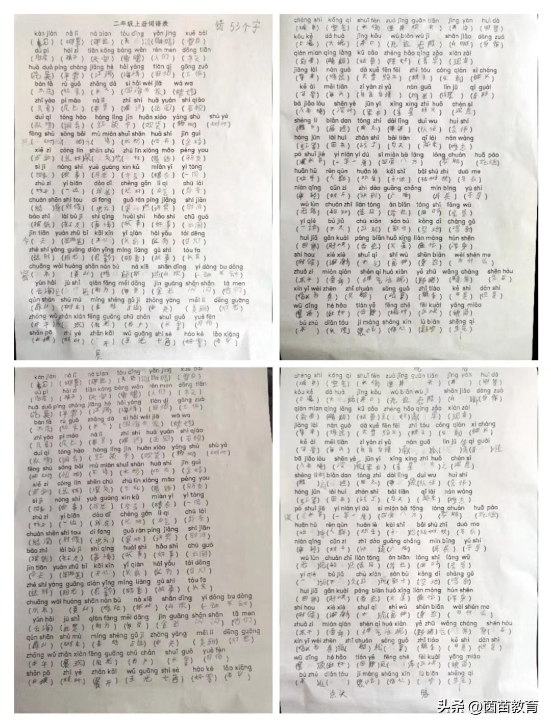 语文如何帮助孩子查漏补缺,语文查漏补缺如何做表