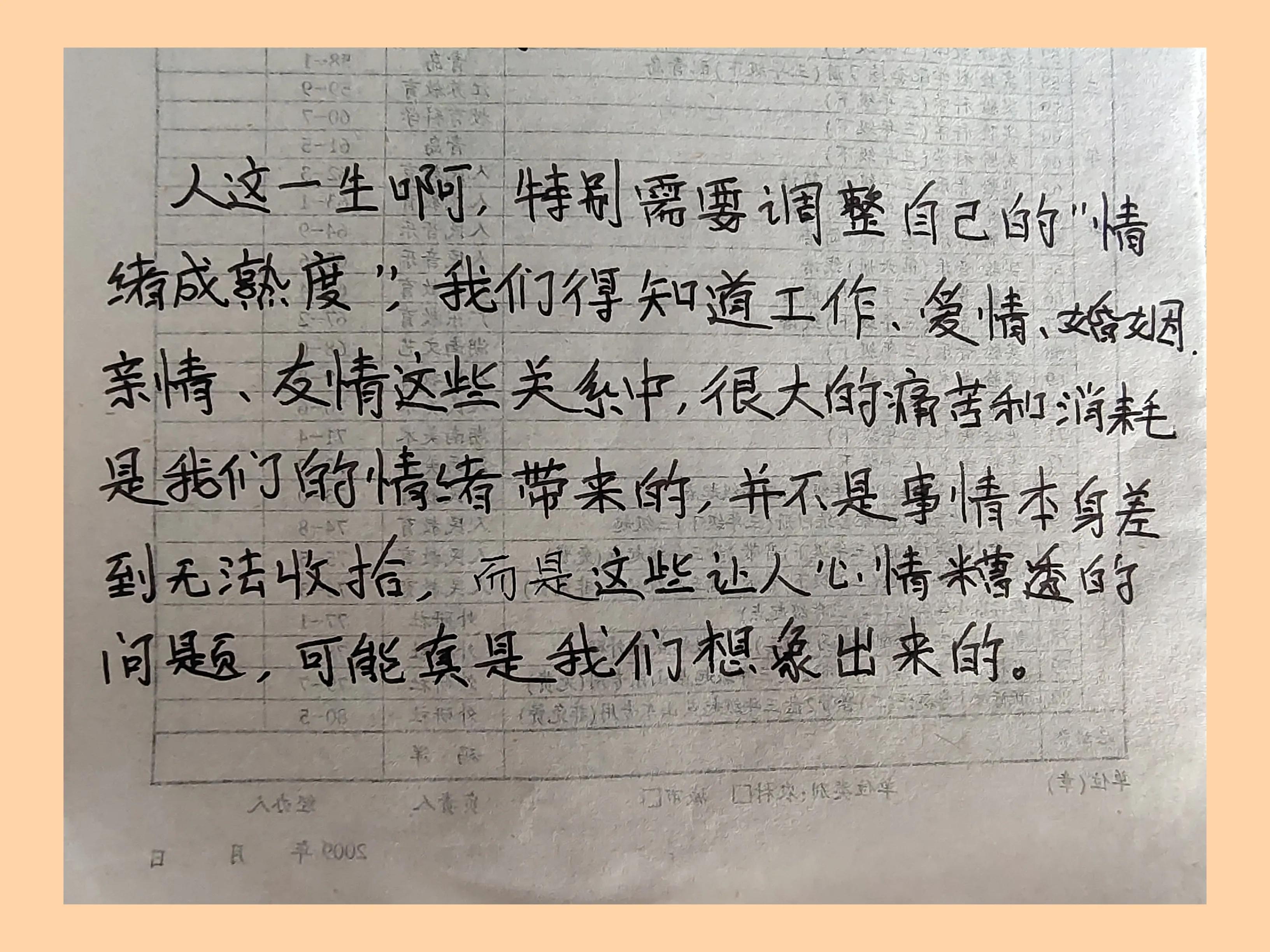 抄书打卡第1日，李筱懿《情绪自控》自序里的精美文字