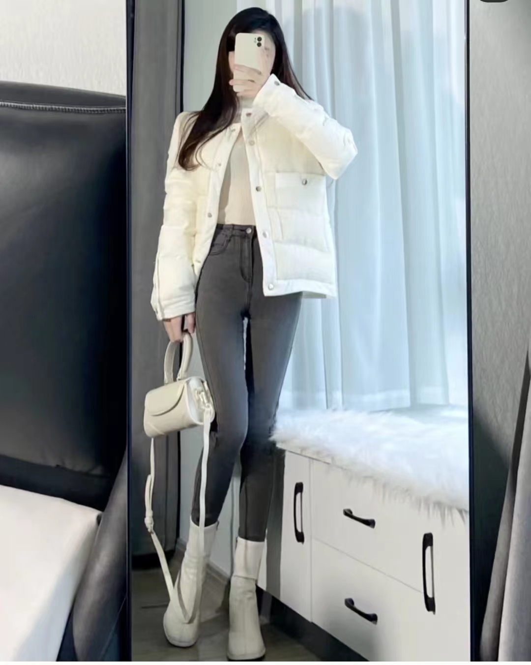 打工人羽绒服穿搭,精致打工人一周穿搭男冬天