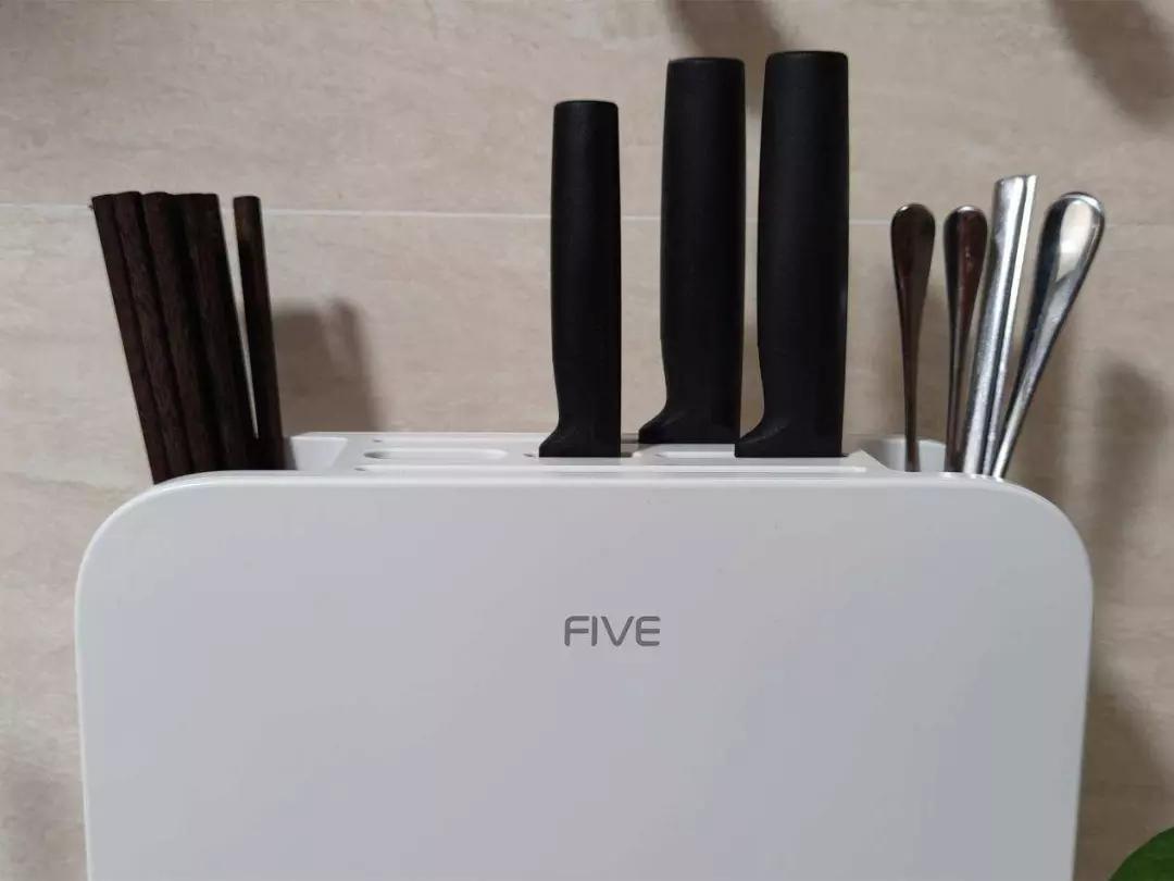 小米five智能刀筷架评测,智能消毒刀架推荐分享