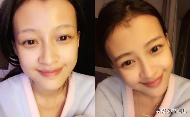 孙怡素颜美照,孙怡素颜眉毛