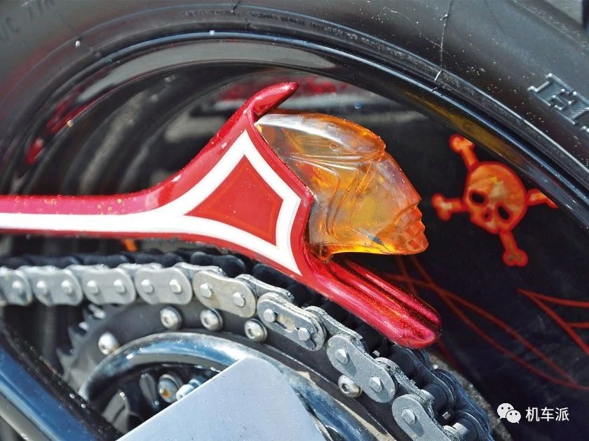 哈雷铲头复古机车,哈雷改装复古高把案例