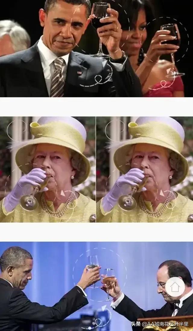女王拿红酒杯对比名媛,女王喝红酒