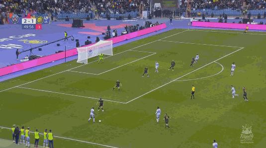 大巴黎5-4利雅得梅西进几个球,c罗姆巴佩内马尔梅西同队大巴黎