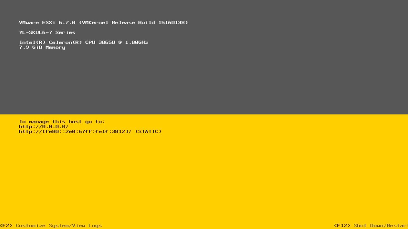 家庭服务器all_in_one教程之ESXI安装篇