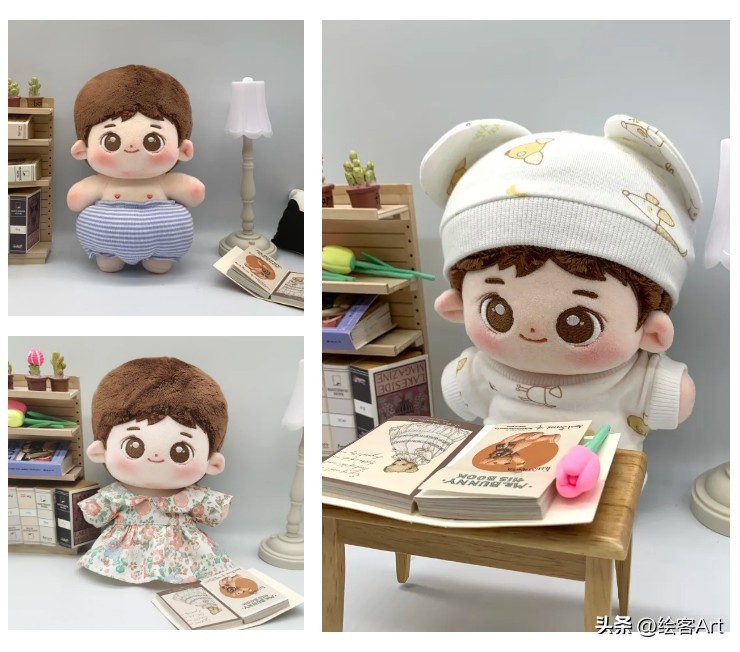 棉花娃娃怎么配衣服好看可爱,棉花娃娃的可爱娃衣图片