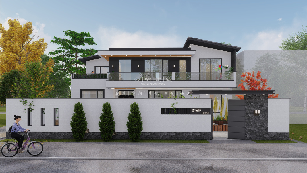 现代隐居别墅设计,别墅设计现代风四合院