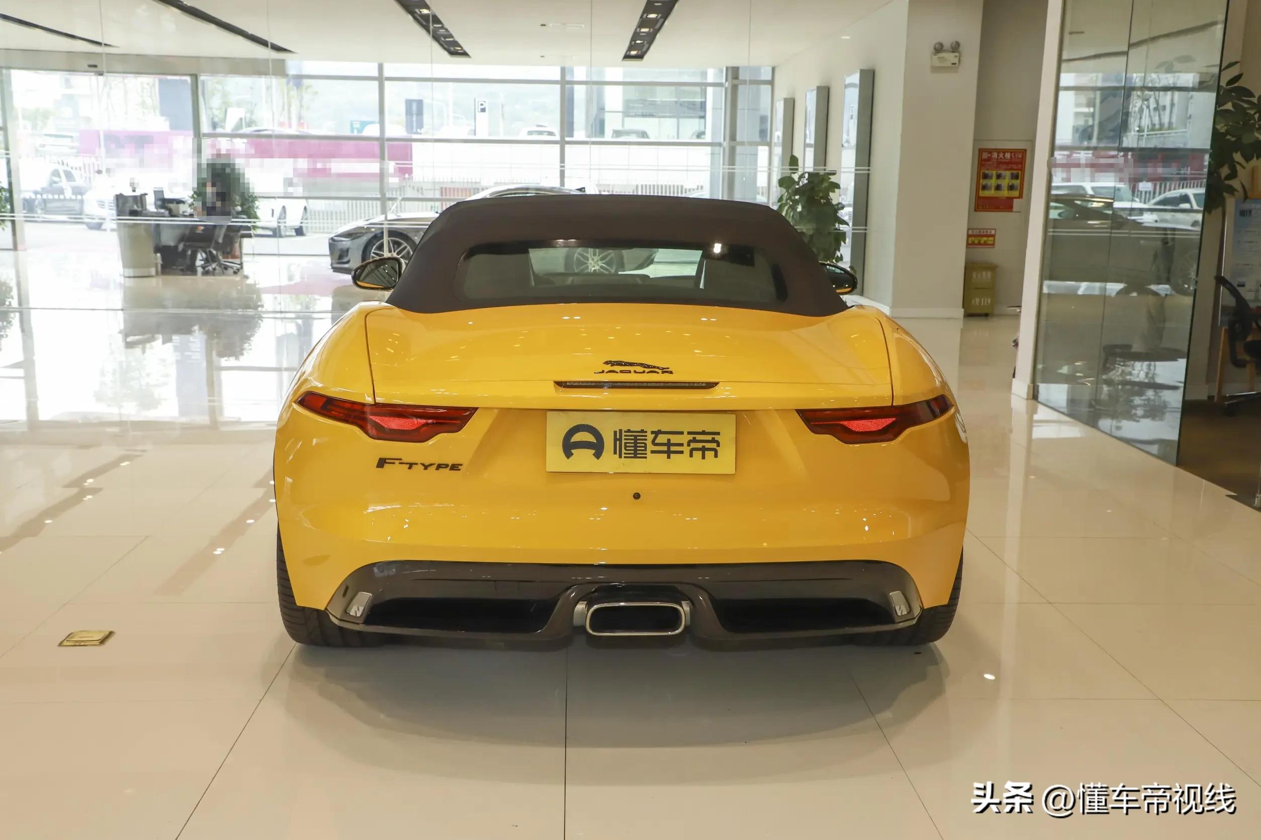 捷豹f-type2023款落地价,捷豹f-type2022款硬顶敞篷展示