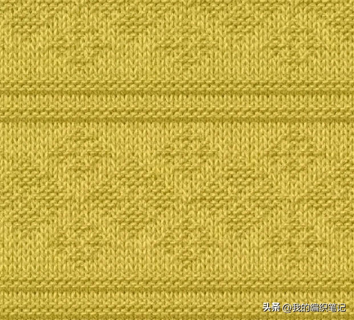 非常实用的棒针编织花样图解图片,编织棒针花样全教程
