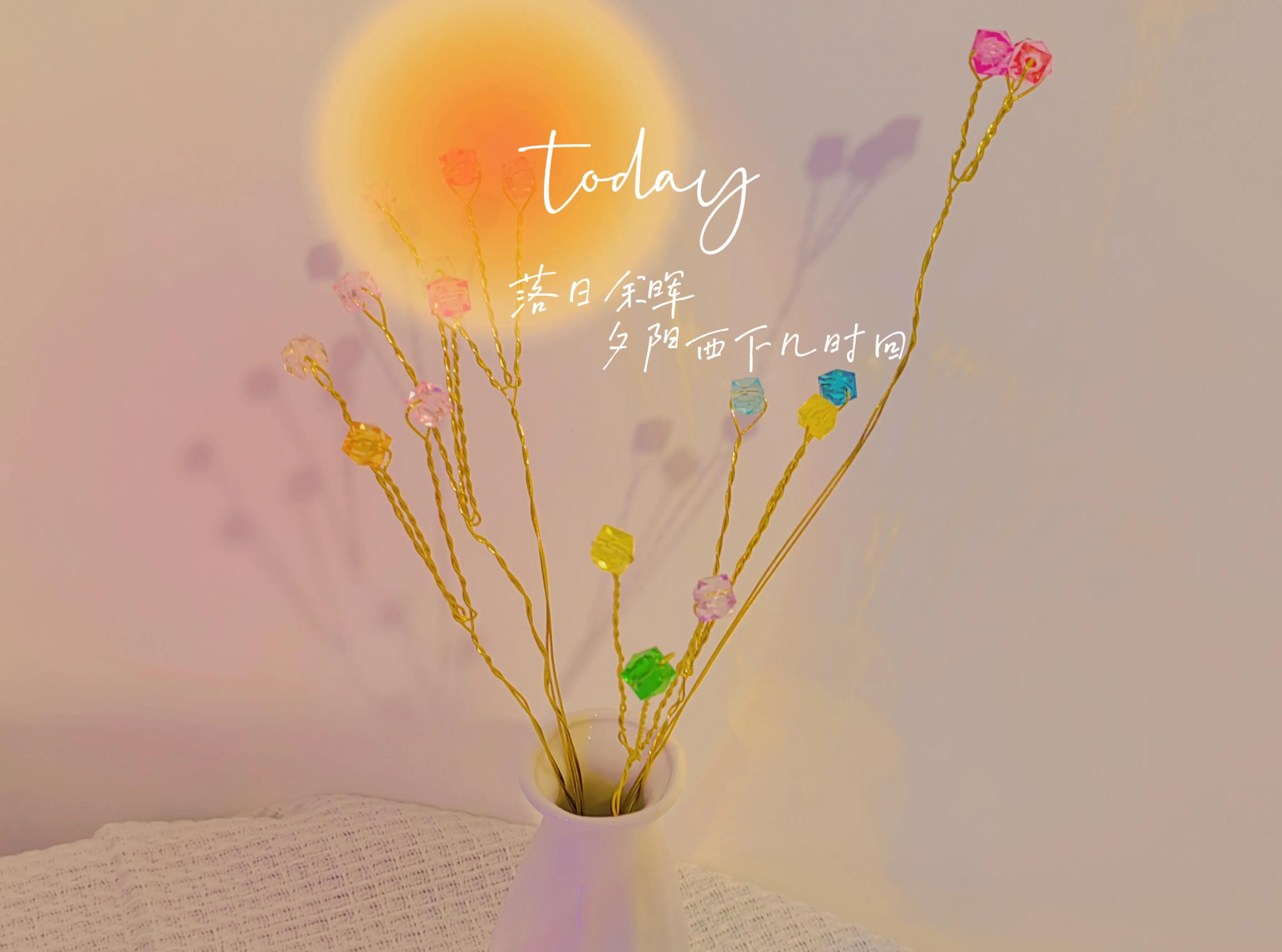 手工串珠花样图片花瓶,手工串珠花朵大全视频