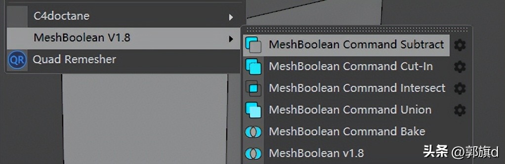 c4d布尔连续使用,c4d布尔使用教程