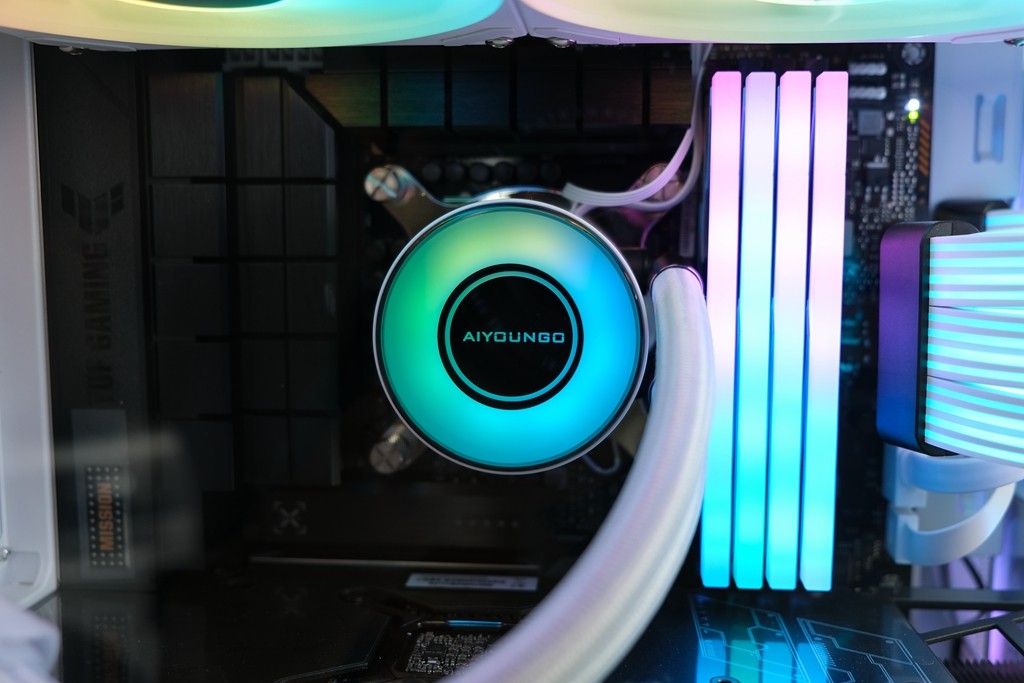 爱国者星璨岚机箱安装240水冷案例,爱国者海景房星璨机箱搭配