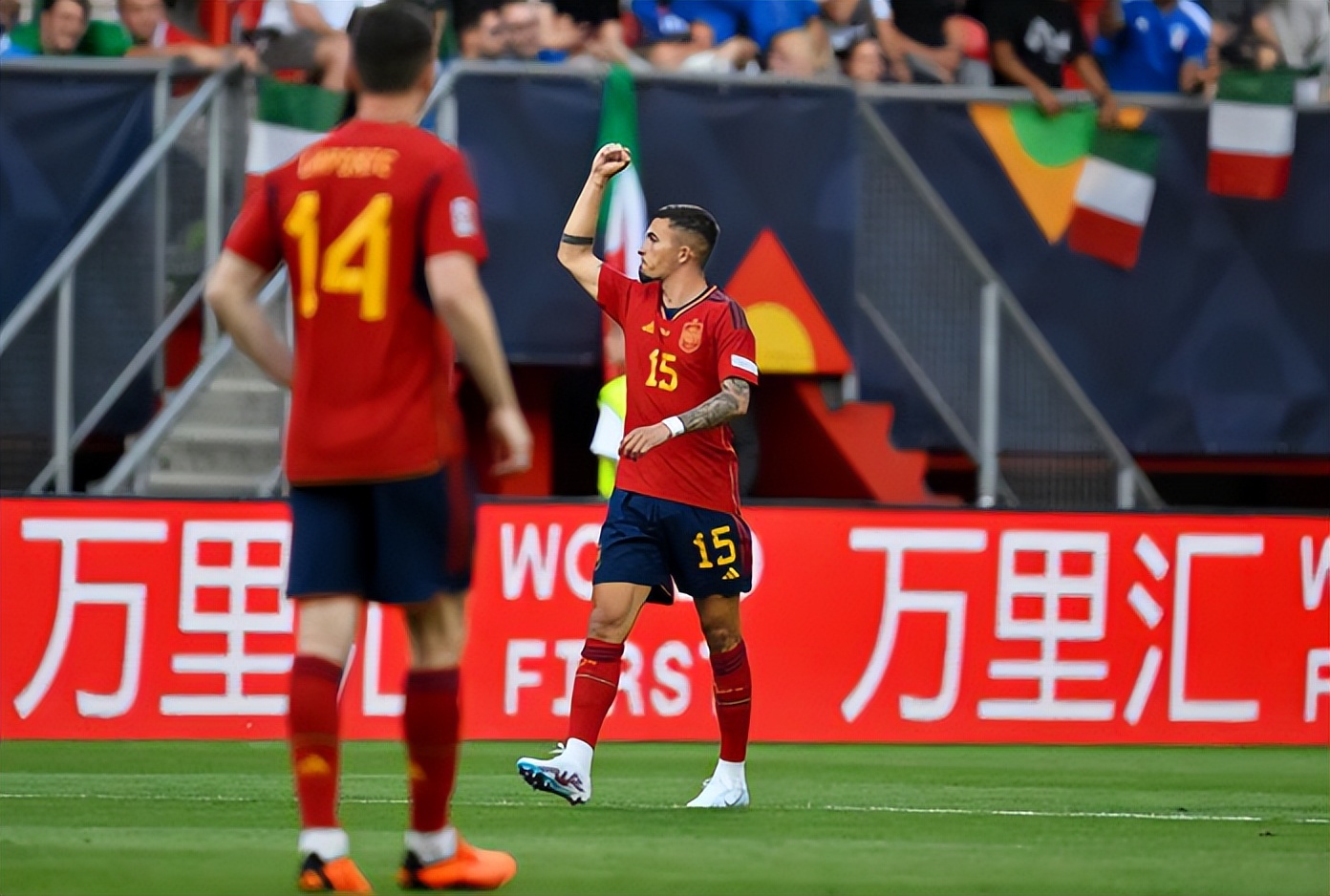 西班牙2:1意大利进欧国联决赛,西班牙进决赛