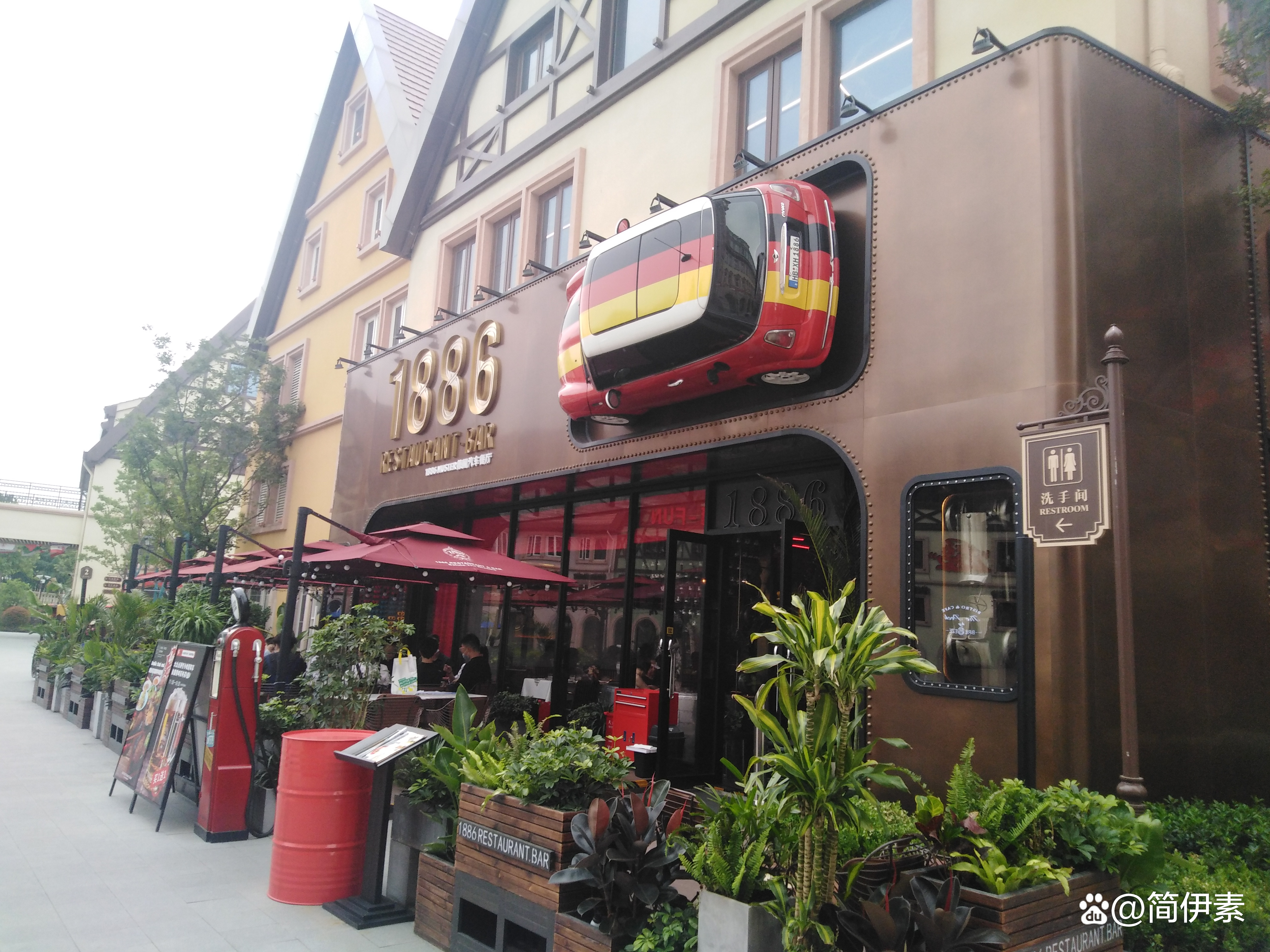 罗腾堡德风街下午茶,罗腾堡德风街航拍照片