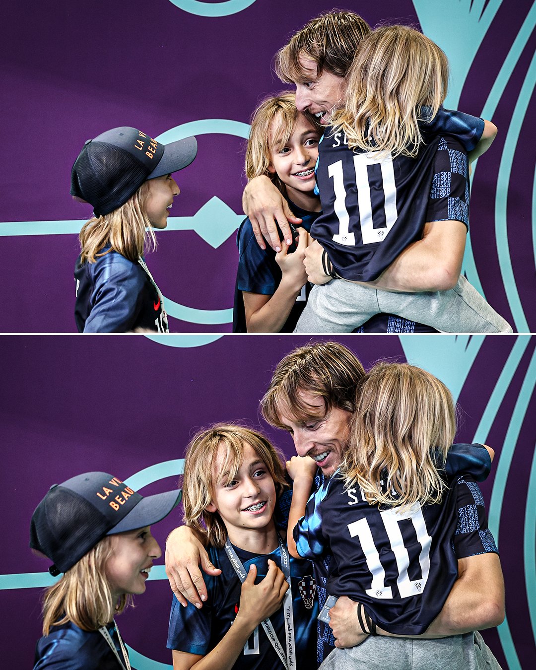 他是温暖的父亲和丈夫，莫德里奇的成功离不开大三岁的妻子