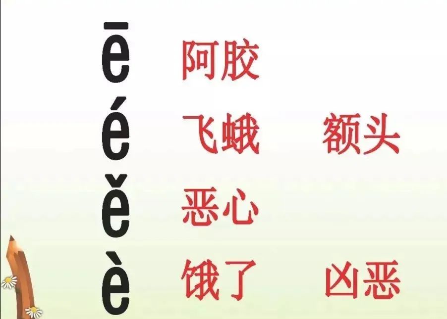 拼音教学：《aoe》教学，学习单韵母的读和写，拼音四个声调教学