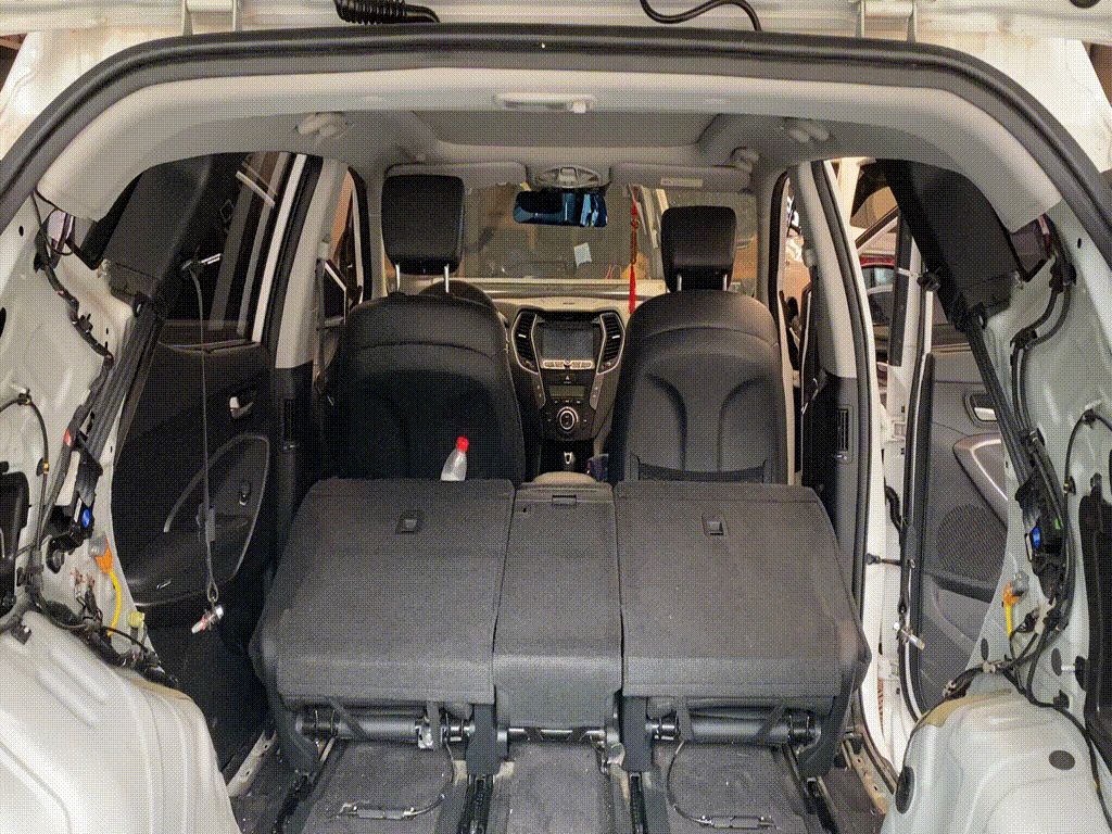 新胜达双层隔音玻璃,现代新胜达汽车音响隔音改装