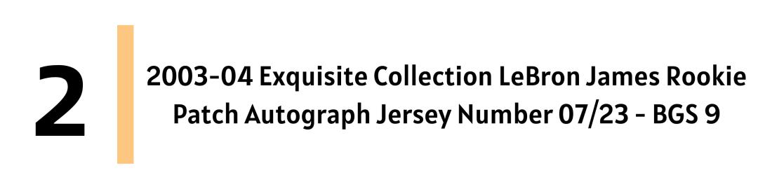 最有价值的球星卡,最近最稀有的球星卡