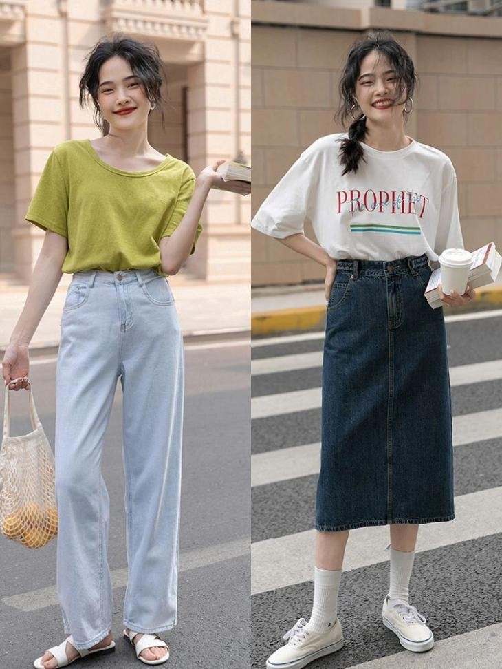 35岁穿的今年流行什么款t恤,夏款彩色t恤怎么穿出高级感