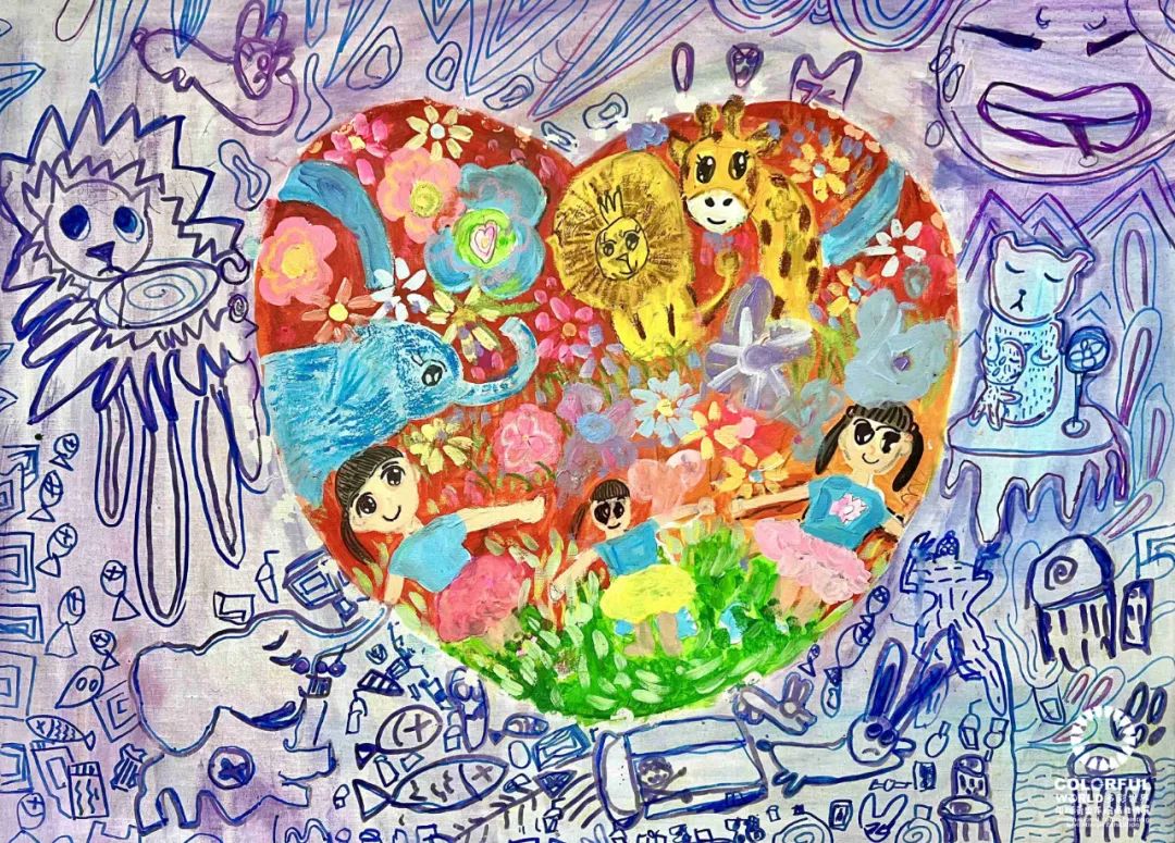 多彩世界国际青少年绘画邀请展,多彩世界绘画征集活动教程