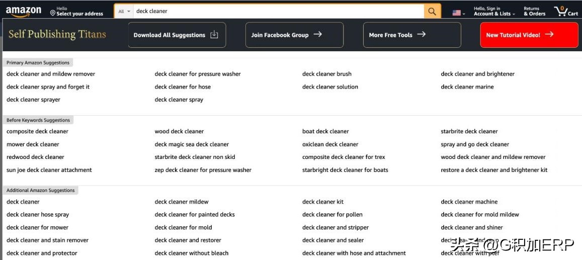 亚马逊电商运营如何找关键词,亚马逊关键词如何挖掘有哪些工具