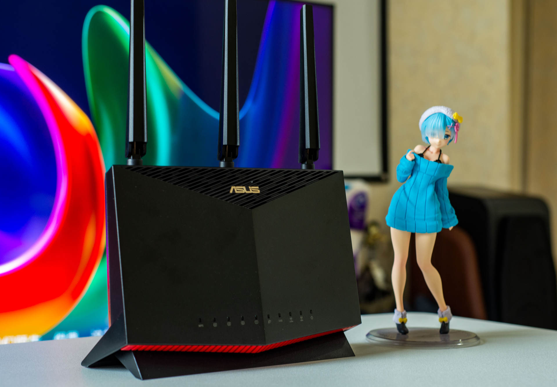 华硕rt-ax86upro无线路由器,华硕路由器ax86u测评