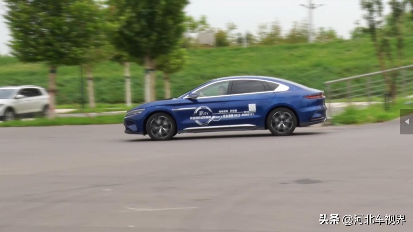 国货之光比亚迪汉ev来了,比亚迪汉ev创世版两驱动态体验