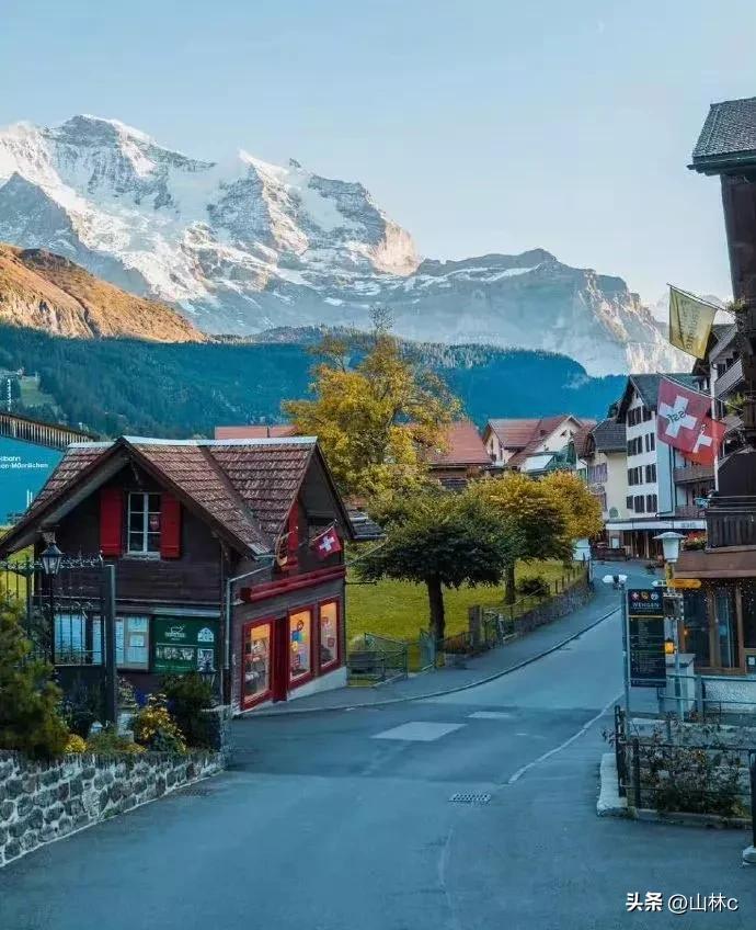 瑞士超清壁纸1080p,瑞士阿尔卑斯山雪山风景壁纸