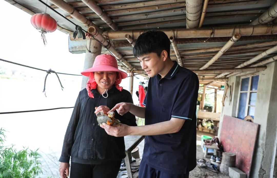 三门青蟹蟹农自产自销,三门青蟹一亩能赚多少钱