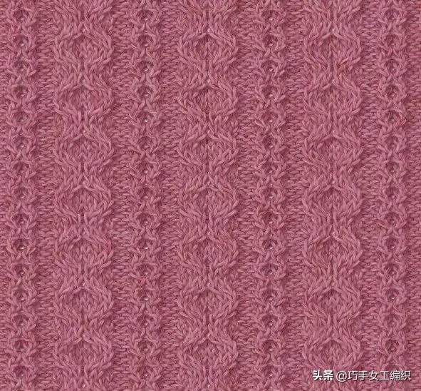 推荐一款精致又实用的毛衣,几款漂亮的棒针花样值得收藏