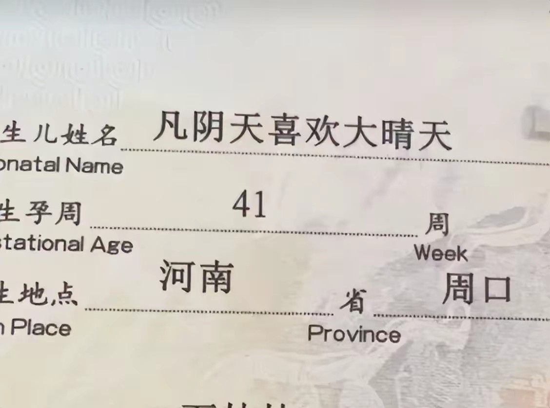 “梓”时代已成过去时，大批“奇葩”名字诞生，老师表示我想静静