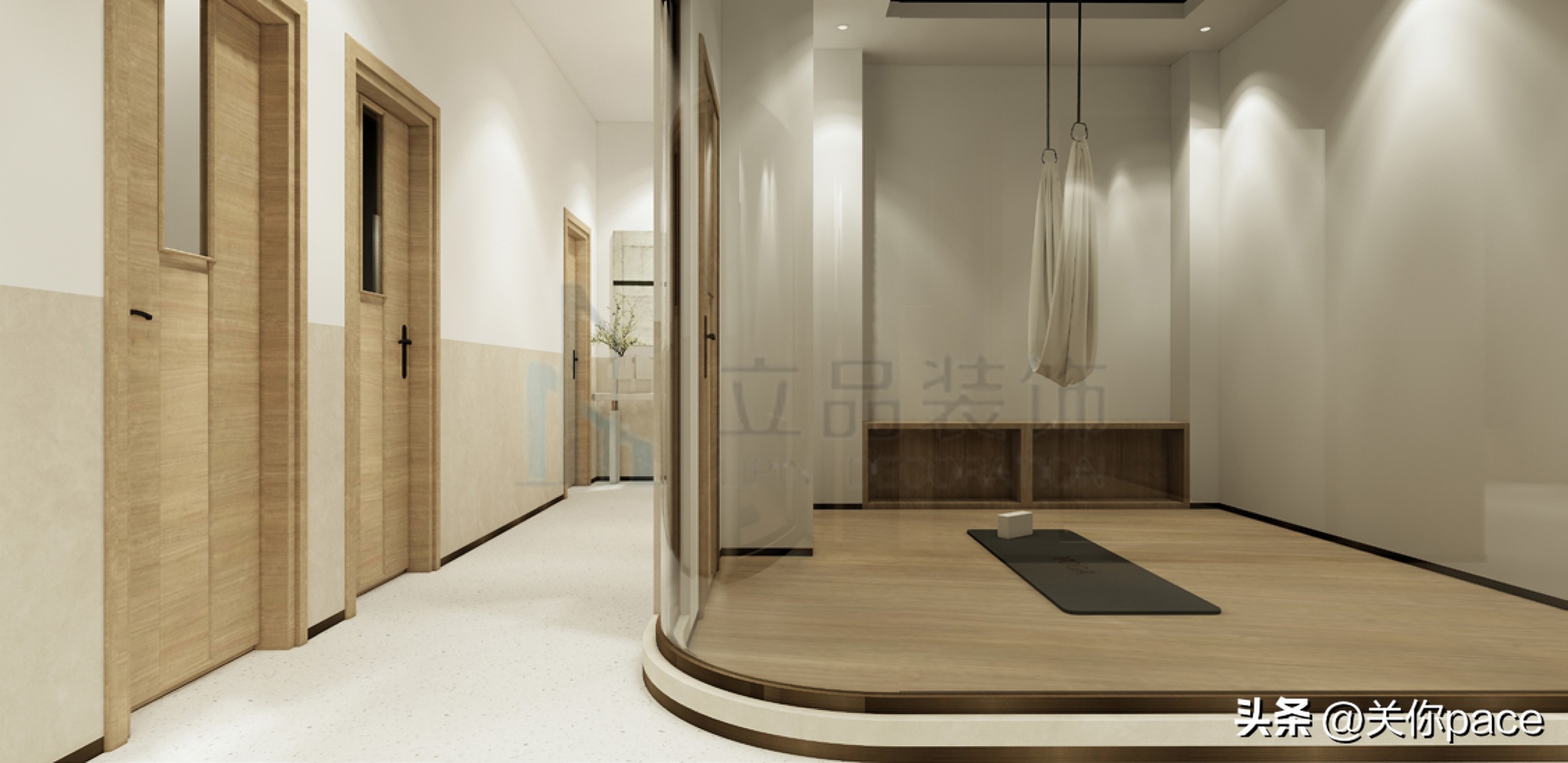 普拉提瑜伽馆一楼设计,1000平瑜伽馆全球设计案例