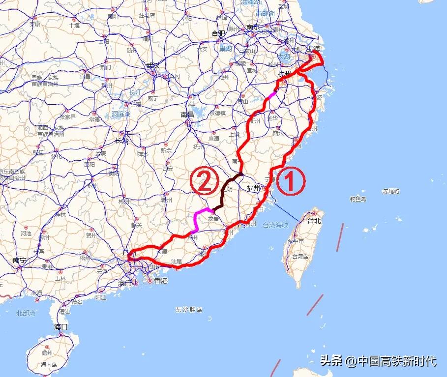 沪广高铁线路方案,沪广高铁最新线路图