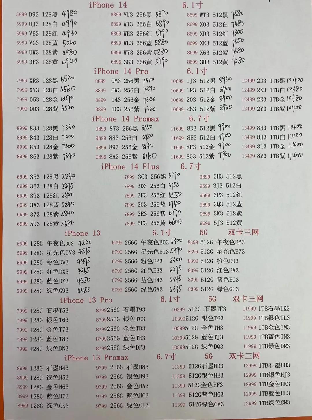 2017年11月11日华强北手机报价,6月14日华强北手机报价