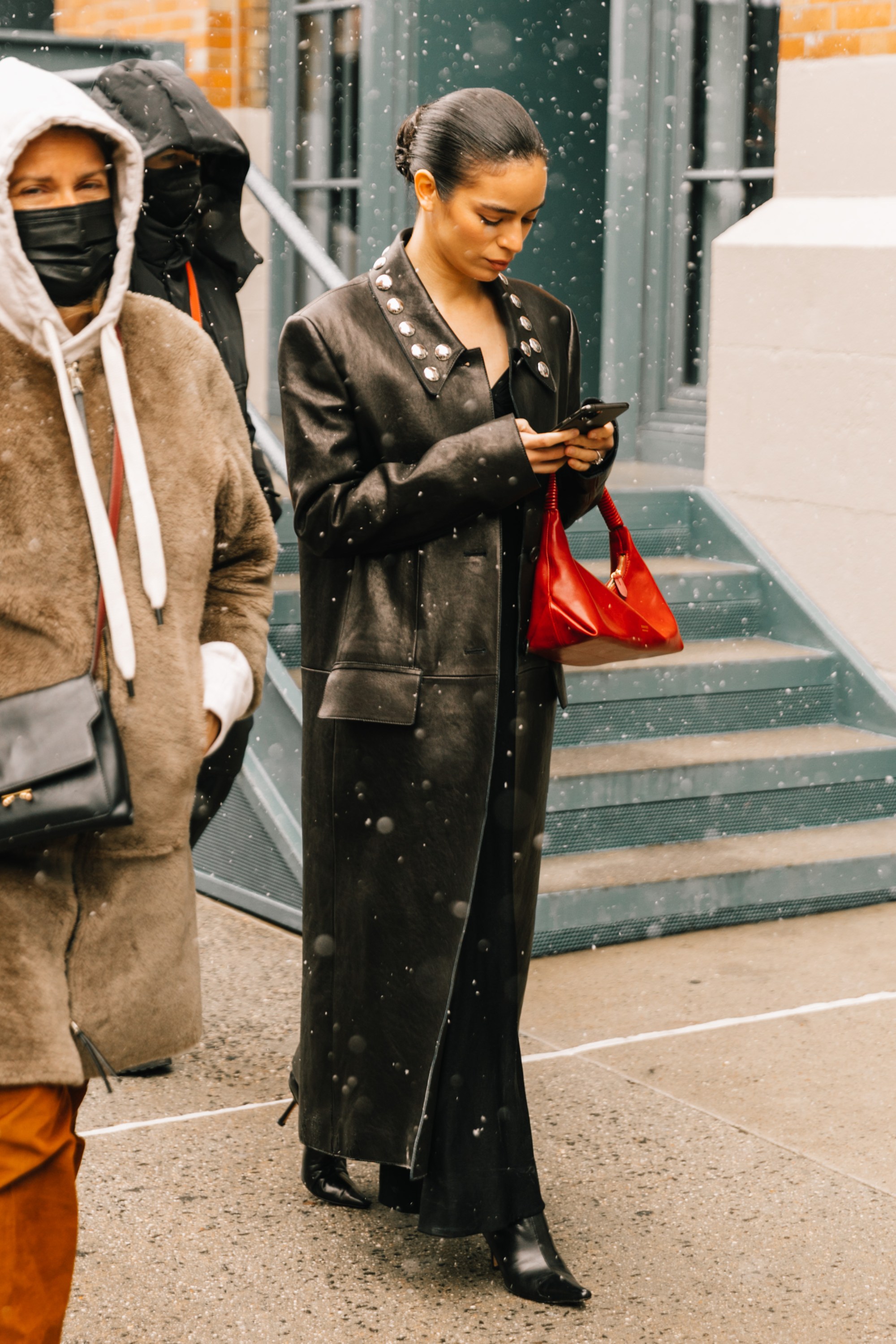 洋气气质皮夹克,皮夹克穿出高级风