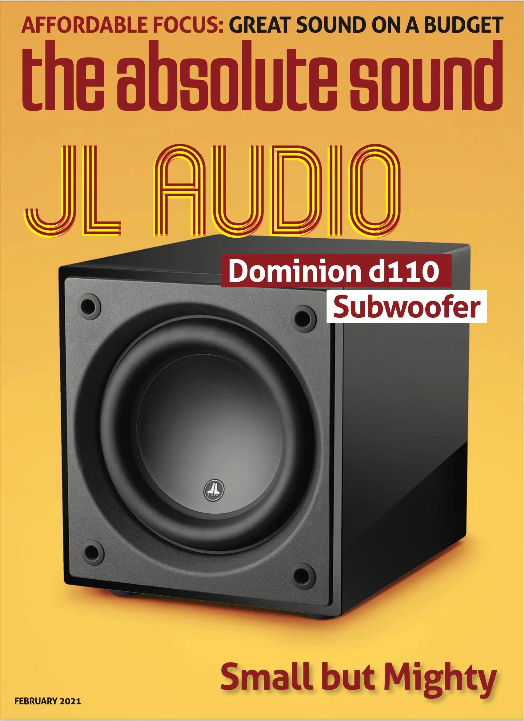 捷力低音炮「九」款产品｜荣获权威级发烧天书TAS编辑选择奖