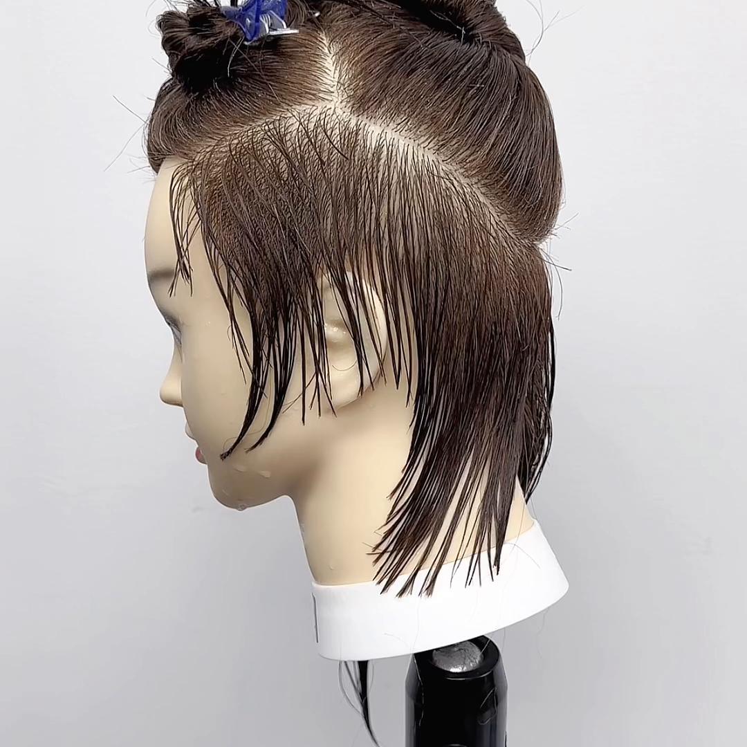 女士长发改短发裁剪完整版教学,剪甜美短发教程全过程