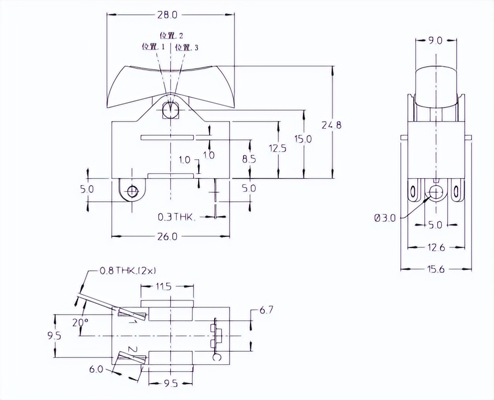 德丰按钮开关,德丰开关红色