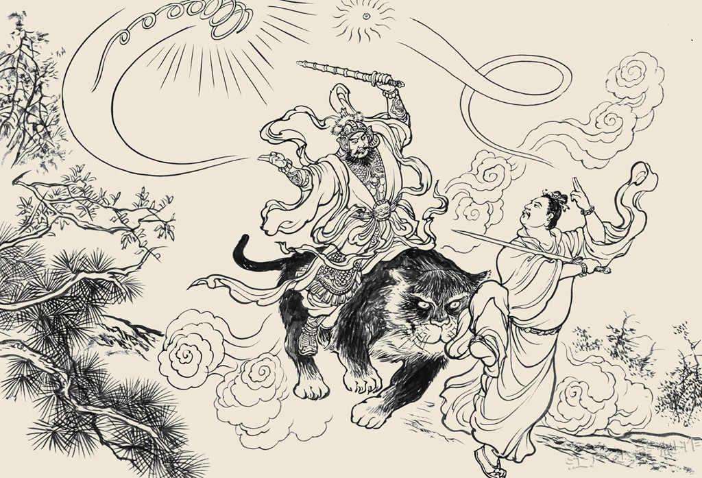 财神赵公明的故事连环画,财神显灵故事