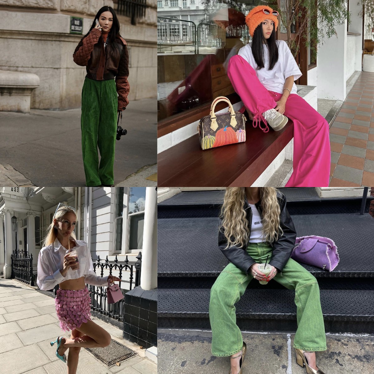 纯色多巴胺穿搭高级感,色彩搭配师来学习多巴胺穿搭