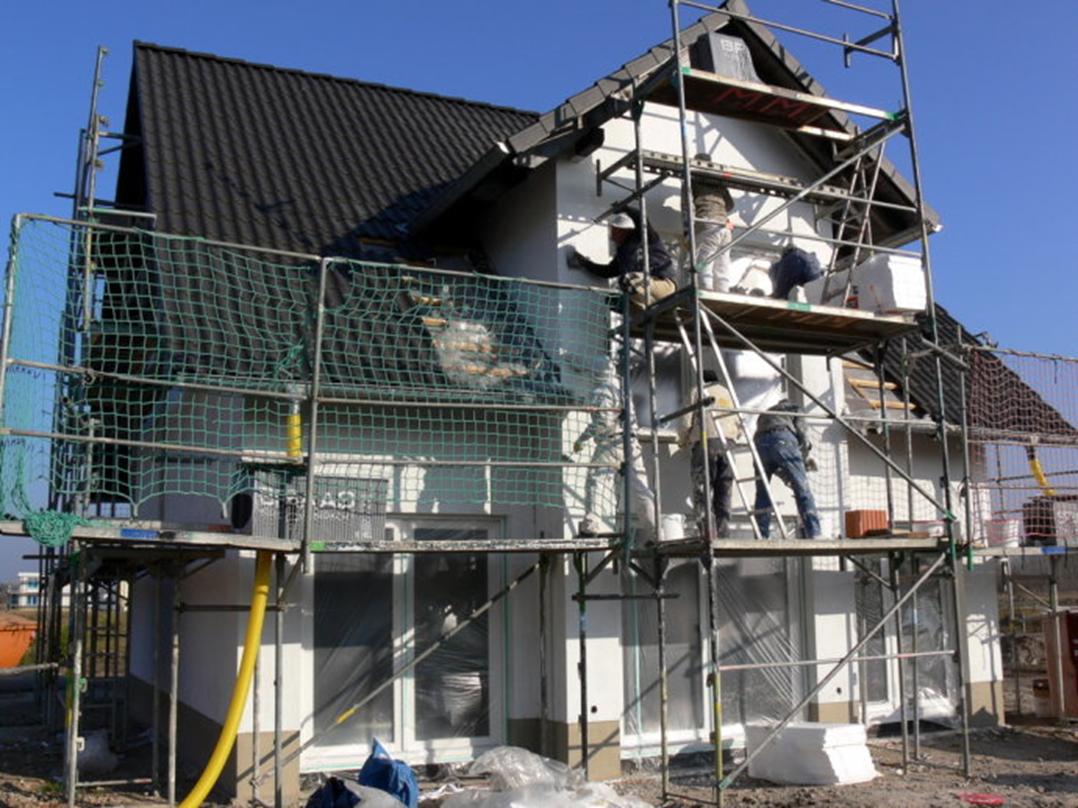 国外农场房屋建造全过程,现代古宅庭院建造全过程