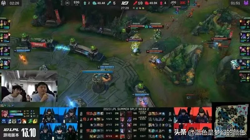 edg对阵lnguzi分析,edg战胜jdguzi解说