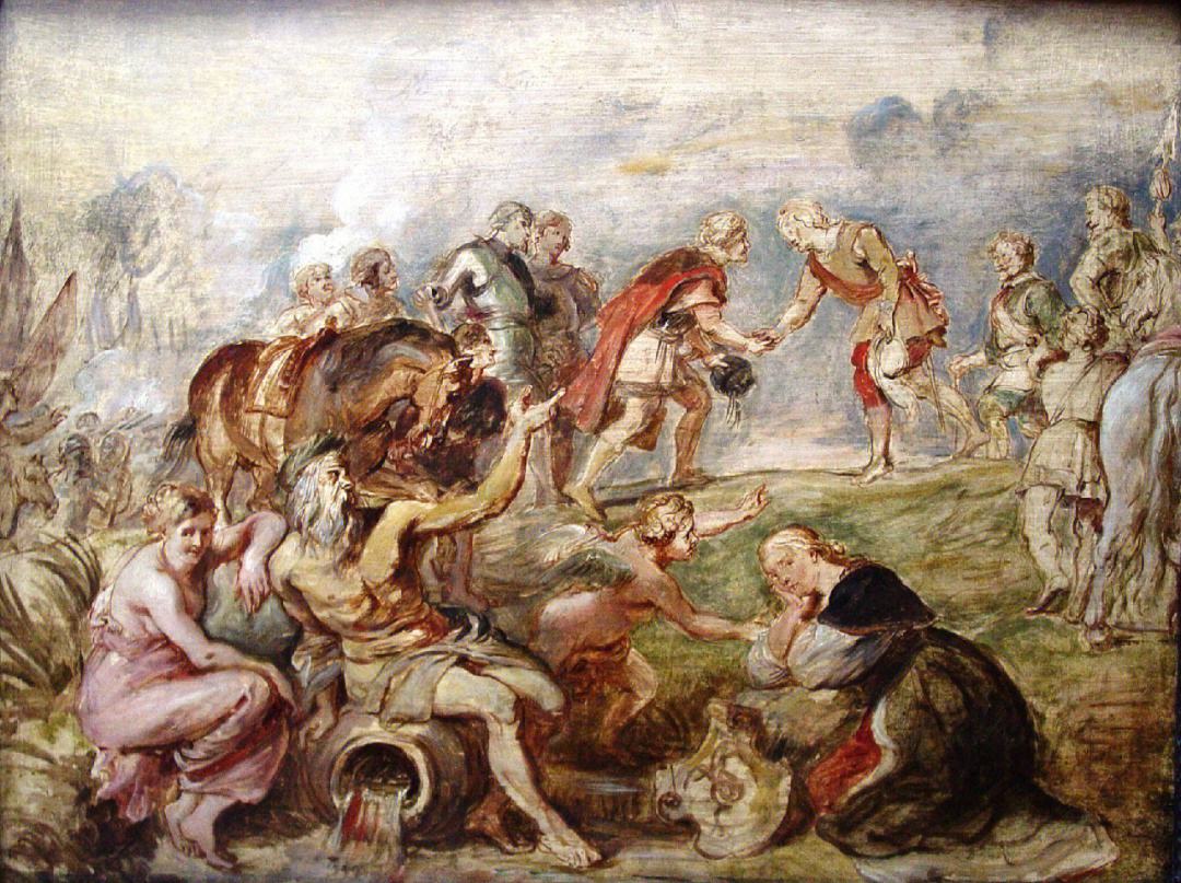 巴洛克风格鲁本斯人物肖像自画像,鲁本斯的人物肖像画作品