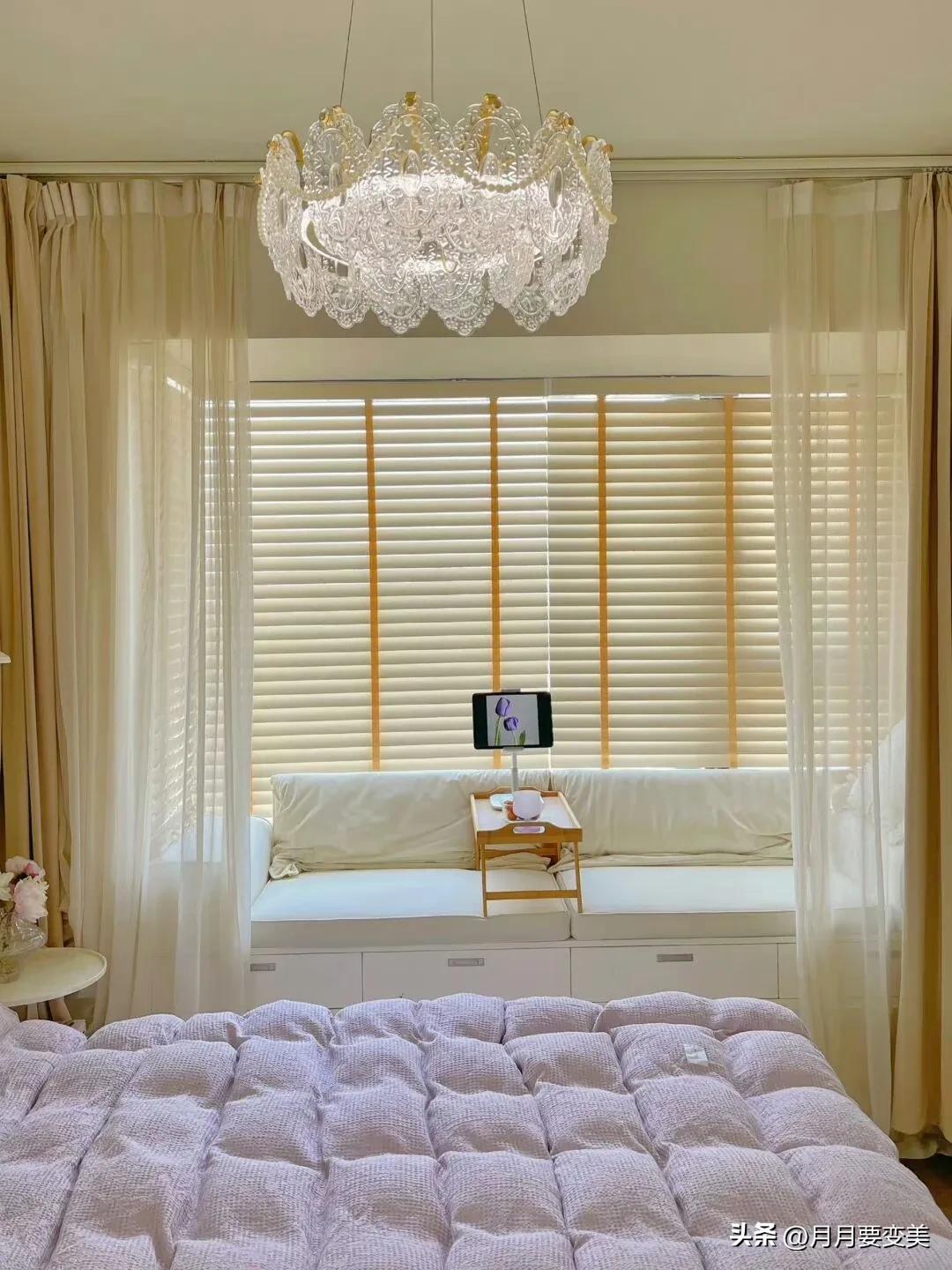 紫色卧室装修效果,卧室粉紫系装修