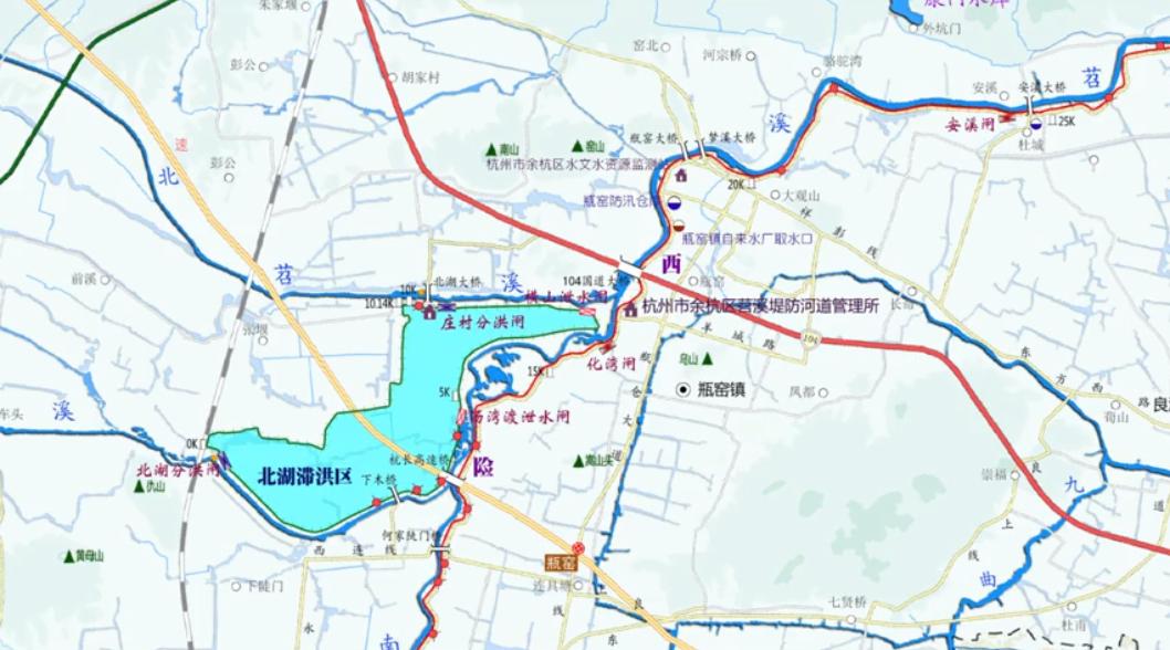 杭州西部山区分布图,杭州西部有哪些地方